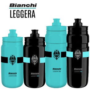 Bianchi 비앙키 자전거 사이클 레제라 물통, 750ml 체레스테, 1개