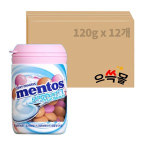 멘토스 요구르트맛 바틀, 120g, 12개