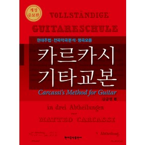 카르카시 기타교본:현대주법 전곡악곡분석 명곡모음