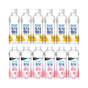 진로 토닉워터 깔라만시 300ml 6개+토닉워터 와일드피치 300ml 6개