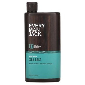 Evey Man Jack 바디 워시 바다 소금 500ml(16.9fl oz), 1개, 500ml