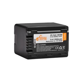 파나소닉 호환 HC-W570 HC-V110 HC-VX1 HC-VX870 VW-VBT380 배터리 3900mAh, 02 1 Battey, 한개옵션1