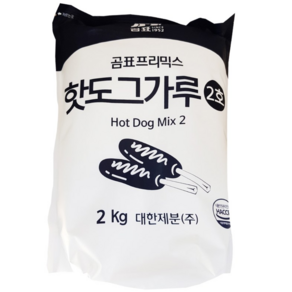 곰표 핫도그가루 2호 2Kg 1개입, 5개