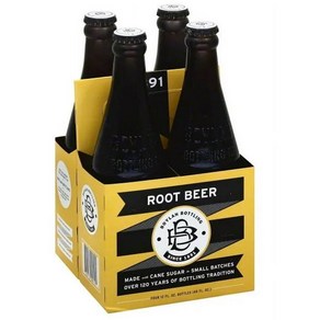 보이랜보틀링 루트 비어 주스 BOYLAN ROOT BEER 4병