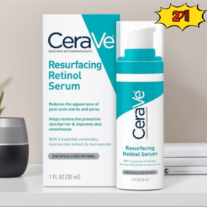 CeaVe 세라비 트러블 자국 완화 레티놀 세럼 Resufacing Retinol Seum 30ml, 2개