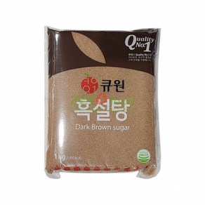 상세설명참조 삼양사 큐원 흑설탕 1kg, 1개