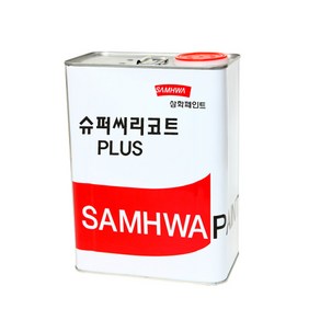 삼화페인트 외벽 유성발수제 슈퍼씨리코트 PLUS, 1개, 투명, 4L