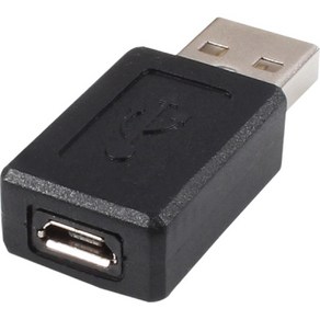 [강원전자] NETmate USB2.0 마이크로 5핀 젠더 USB OTG PC연결 [블랙/NM-UGM01], 1개