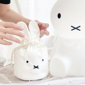 Miffy 미피 화장품 세면 여행용 파우치 포켓 귀여운 캐릭터 다용도 메이크업 백 세면도구 가방