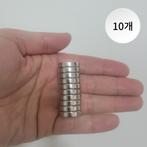 쇼픽스 네오디움 원형 자석 20mm x 5mm, 10개