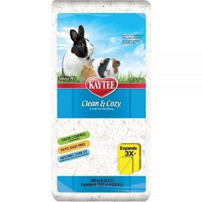 기니피그 토끼 햄스터 저빌 친칠라를 위한 Kaytee Clean Cozy White Bedding Pet 49.2리터, 24.6 Lites_White, 1개