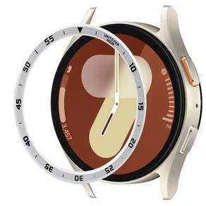더조은셀러 갤럭시 워치 호환 넘버 메탈 베젤링, 실버