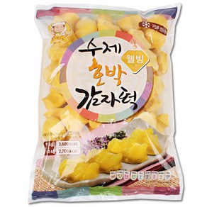 벅스웨이 호박감자떡 2kg, 1개