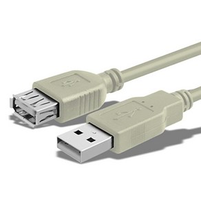 USB2.0 암숫 연장 케이블 마우스 키보드 메모리허브 USB선풍기 연장잭 5m, 1개