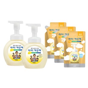 아이깨끗해 순 용기 250ml X2개+ 리필 200ml X3개 /선물세트 박스 포함, 1개