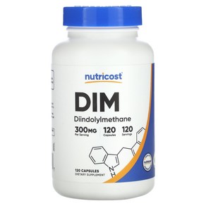 Nuticost 뉴트리코스트 딤 Diindolylmethane 300mg 120캡슐, 120정, 1개