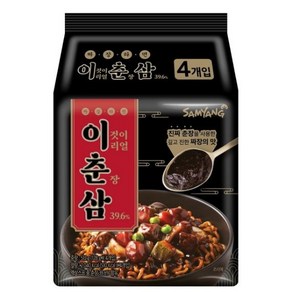 삼양 이춘삼 짜장라면 128g x12개입 (+사탕1개 증정), 12개