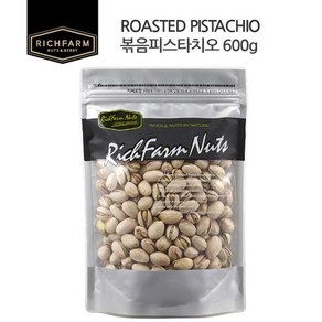 볶음피스타치오 600g x 1봉 프리미엄 견과류, 1개