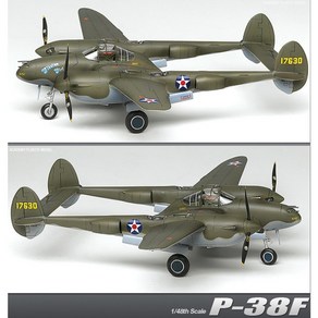 아카데미 과학 P-38F 라이트닝 '글래시어걸', P-38F 라이트닝 '글래시어걸'/AC12208, 1개