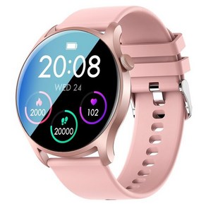 마라톤시계 등산 SENBONO Women Smat Watch Full Touch Sceen Spots Fitness Tacke IP67 Watepoof S, [03] pink, 02 pink