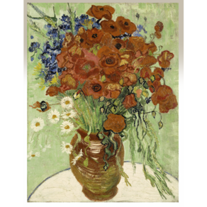 [레핀아트] 캔버스 액자 고흐 황야의 데이지와 양귀비 Daisies and Poppies by Vincent van Gogh (1886), 그림만 제작