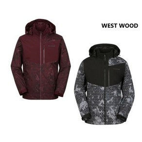 웨스트우드 WESTWOOD 카모플라쥬 패턴으로 배색 포인트를 준 남성 프린트 바람막이 자켓 WM3MTJW209