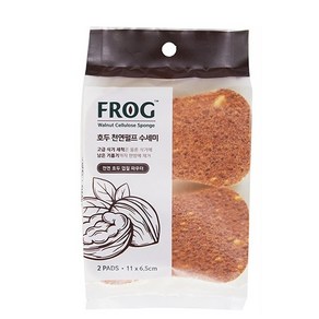 FROG 호두 수세미 2P, FROG 호두 수세미 2Px1개, 1개