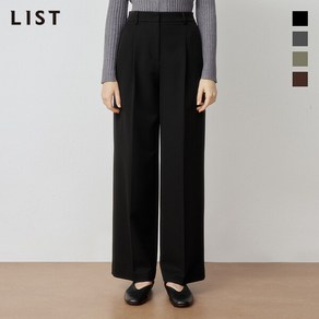 [리스트(LIST)] 데일리 원턱 롱 와이드 팬츠_TWWSLN70030