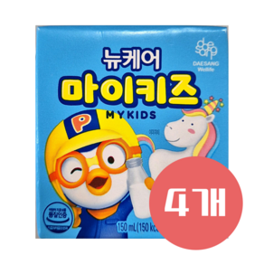 [대상 웰라이프] 뉴케어 MYKIDS 마이키즈150ml 밀크맛 4개 체험팩 아기음료