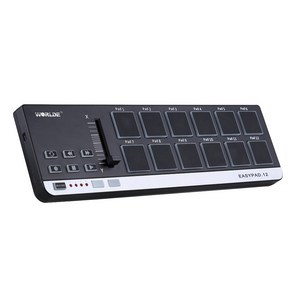 WORLDE EasyPad.12 휴대용 미니 USB 12 드럼 패드 MIDI 컨트롤러, 1개