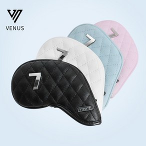 미르오름 베누스 VENUS 아이언커버 자석아이언커버 넘버링골프채커버 아이언커버세트, 8번 블랙/화이트