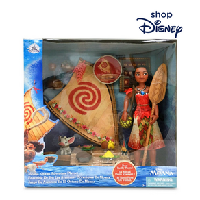 [Disney Stoe] 디즈니 스토어 모아나 오션 어드벤처 구체관절 인형 피규어 세트 Moana Ocean Adventue Doll Play Set, 1개