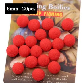 A Box Pop Up Boilies 잉어 낚시 액세서리 부력 미끼 헤어 리그 방법 피더 플로팅 물고기 태클, Red - 8mm, 1개