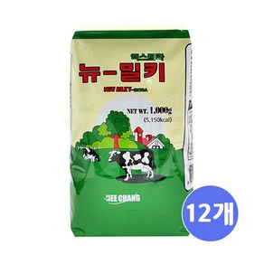 (메카몰) 희창 뉴밀키 엑스트라 1kg 우유대용 제과제빵재료 크림맛 식물성크림, 12개