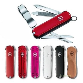 VICTORINOX 빅토리녹스 손톱깎이 네일클립 일본 정규품 6COLOR, 1개, 블랙