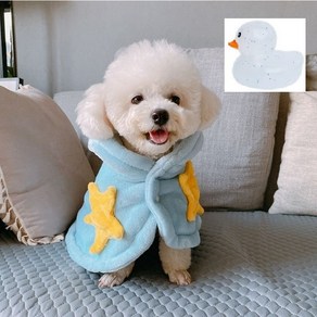 강아지 고양이 겨울옷 입는 담요 망토 패딩, 1개