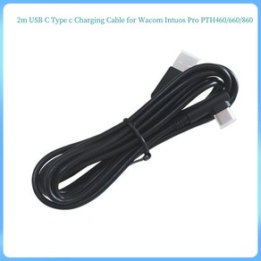 2PACK 2m USB C 타입 C 충전 케이블 PTH460 Date Sync Cord Wacom Intuos Pro PTH660 PTH860 태블릿