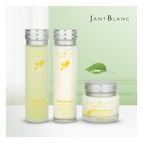 쟝블랑 그린티 밸런싱 3종 세트 여성 진정 기초 스킨케어, 1개, 150ml