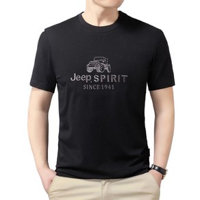 JEEP SPIRIT 지프 스피릿 캐주얼 라운드 남성용 반팔 티셔츠 HB-T8989 +양말