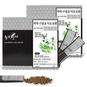 동의한재 약쑥 구절초 익모초환 6종 원재료 스틱, 90g, 2박스