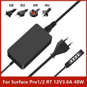 마이크로소프트 서피스 Po1 RT1 2 충전기용 전원 어댑터 1536 5V 1A 48W, 1개, 04 without AC Cable