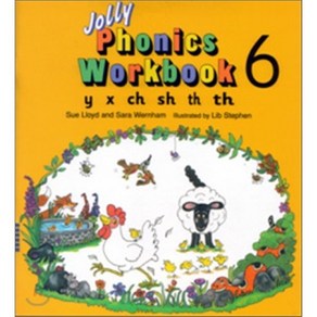 Jolly Phonics Wokbook 6 (in Pint Lettes) : 정자체 (in pint lettes), Jolly Leaning