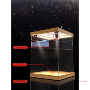 대형 아크릴케이스 건담 레고 전시장 장식장, 40cm, 40cm, 40cm, 1개