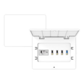 상도 주택용 화이트 분전함 커버 4회로 SO-34 분전반 두꺼비집 카바