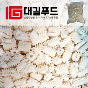 솔방울오징어 냉동 손질 오징어 칼집 몸통 마라탕재료, 1개, 1kg