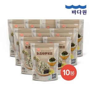 [바다원] 돌김자반 볶음 오리지널 40g x 10봉, 10개