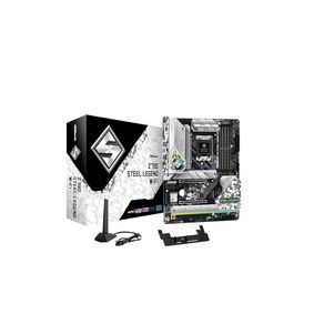 ASRock 마더보드 Z790 Steel Legend WiFi Intel 12세대 13세대 CPU LGA1700 지원 Z790 칩셋 DDR5 ATX 마더보드 국내 정규 대리점품, 상세페이지 참조