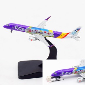 항공 브라질 항공 산업 Flybe ERJ190 G-FBEM JC Wings 1:400, 9.06*7.18*2.57, 1개