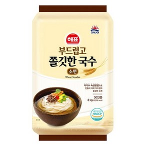 해표 부드럽고 쫄깃한 국수, 3kg, 3개