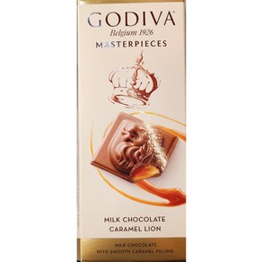 고디바 마스터피스 밀크 카라멜 라이언 초콜릿 86g 디저트 간식 GODIVA, 1개